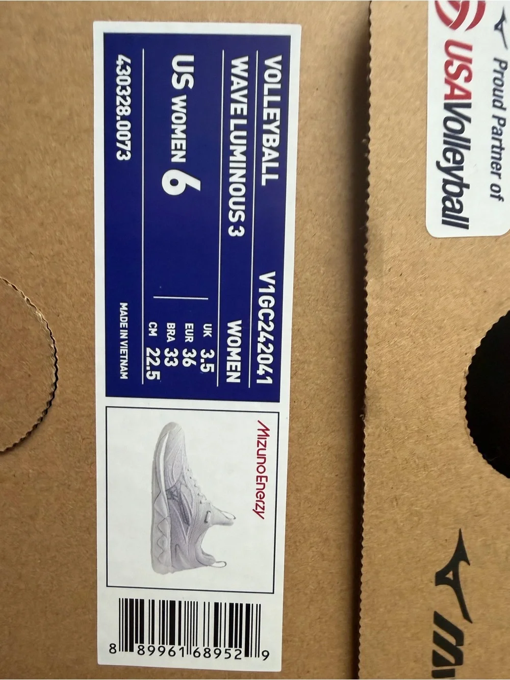 Mizuno supportive brand