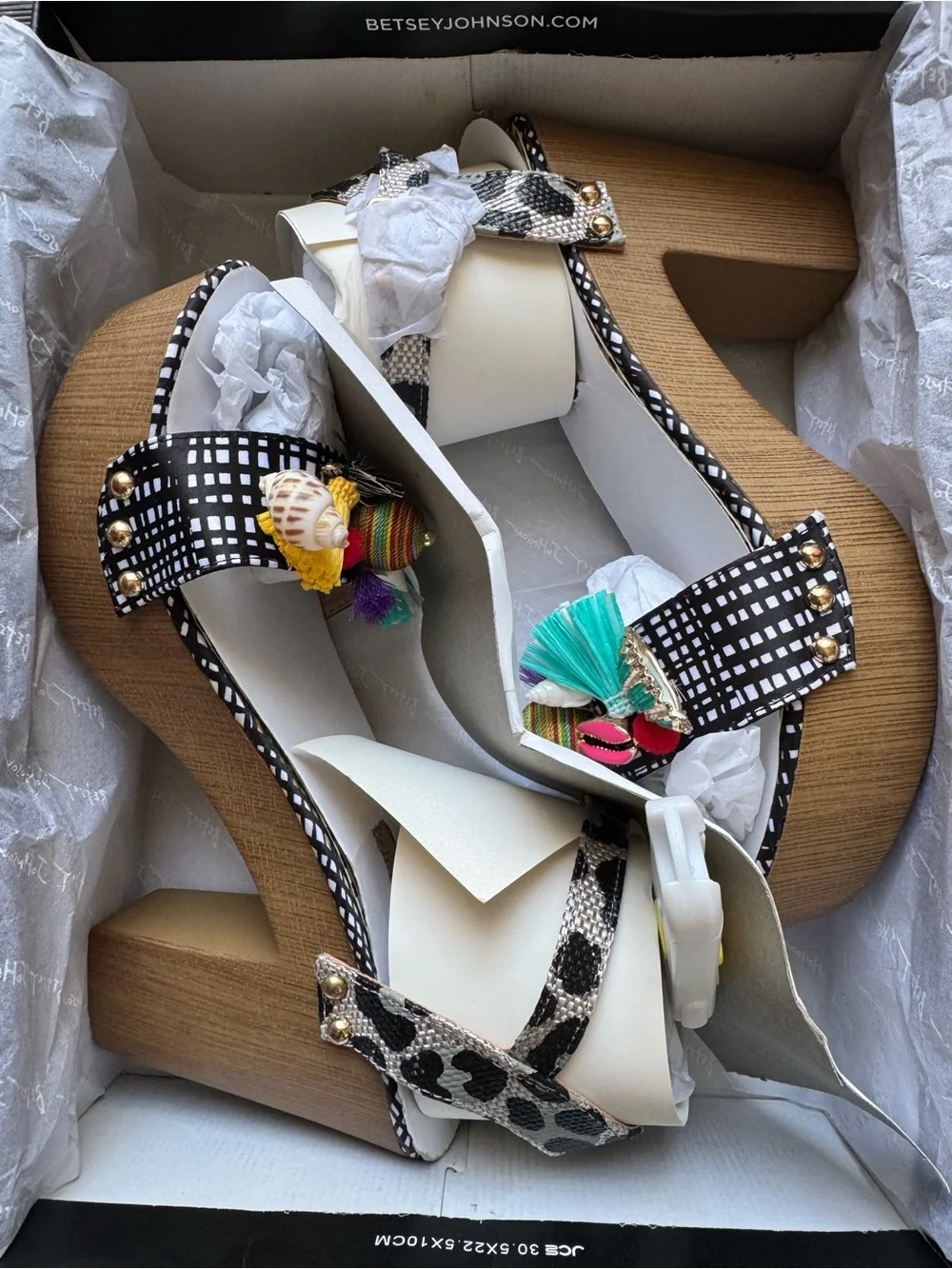 Betsey Johnson included johnson white