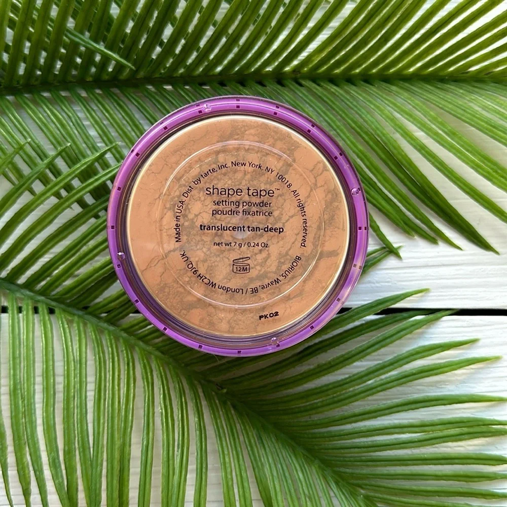 NIB Tarte Shape Tape Setting Powder Tan-Deep