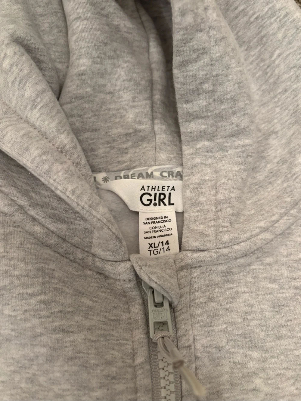 Athleta hooded cropped