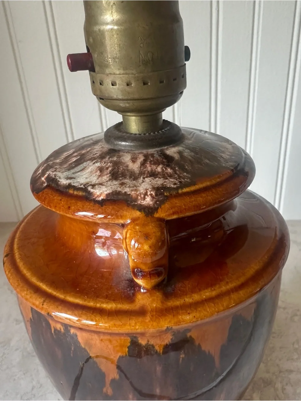 Mccoy Pottery brush mccoy