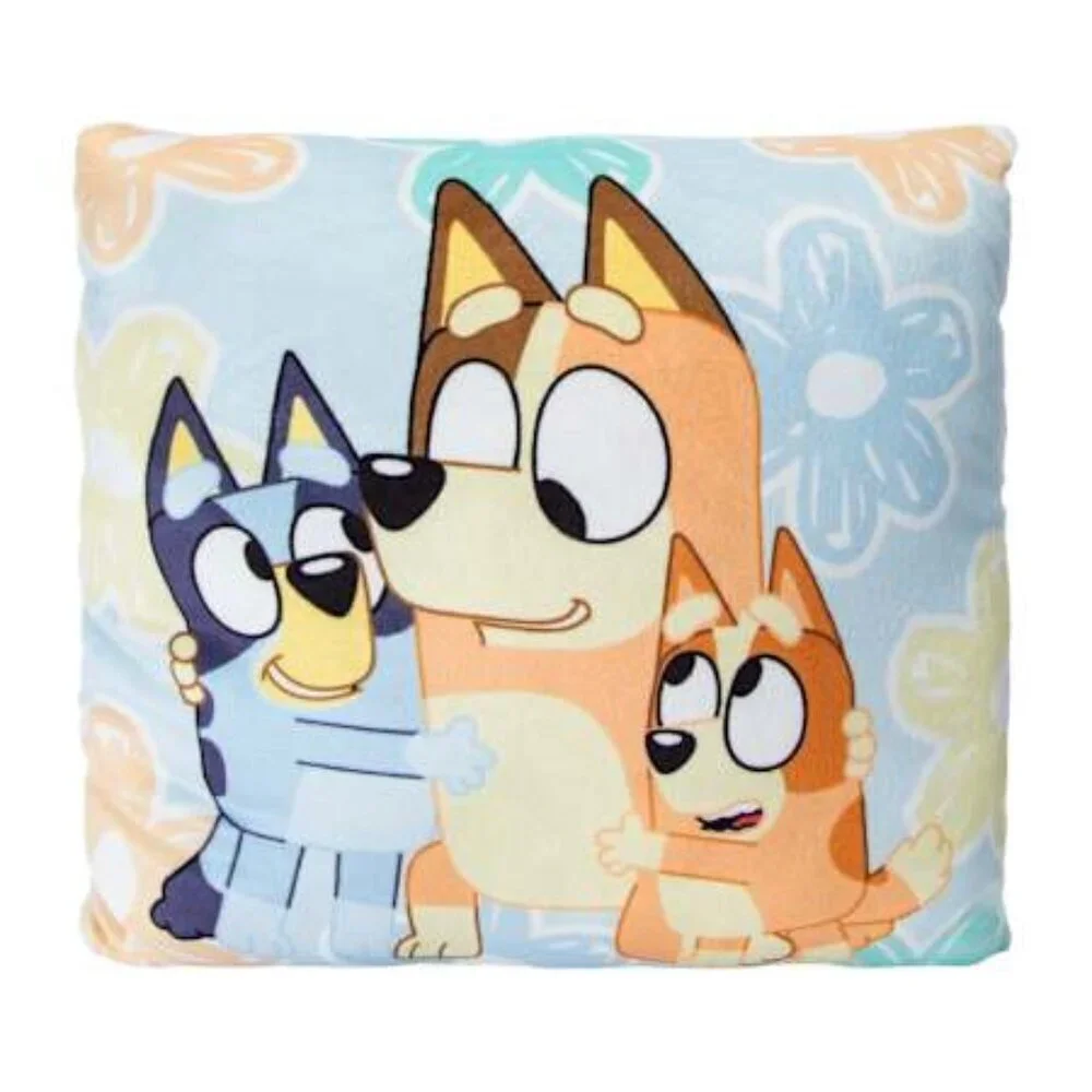 Bluey squishy Travel toddler Throw Pillow new
