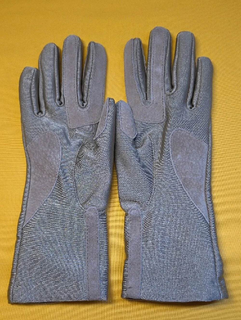 Isotoner Women's Spandex Winter Gloves with Leather Accents - One Size Fits Most