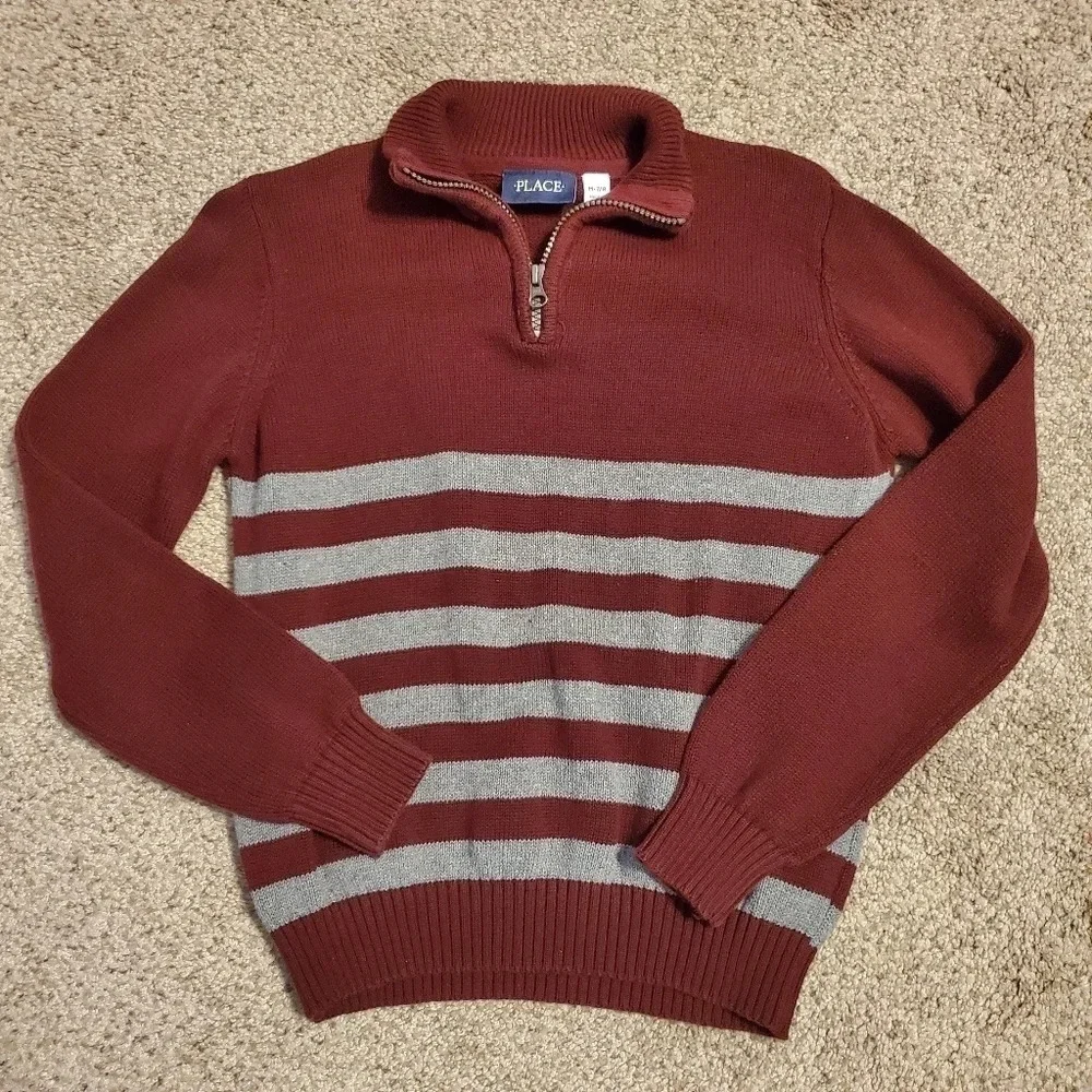 Place Boy's Holiday Winter Sweater M 7/8