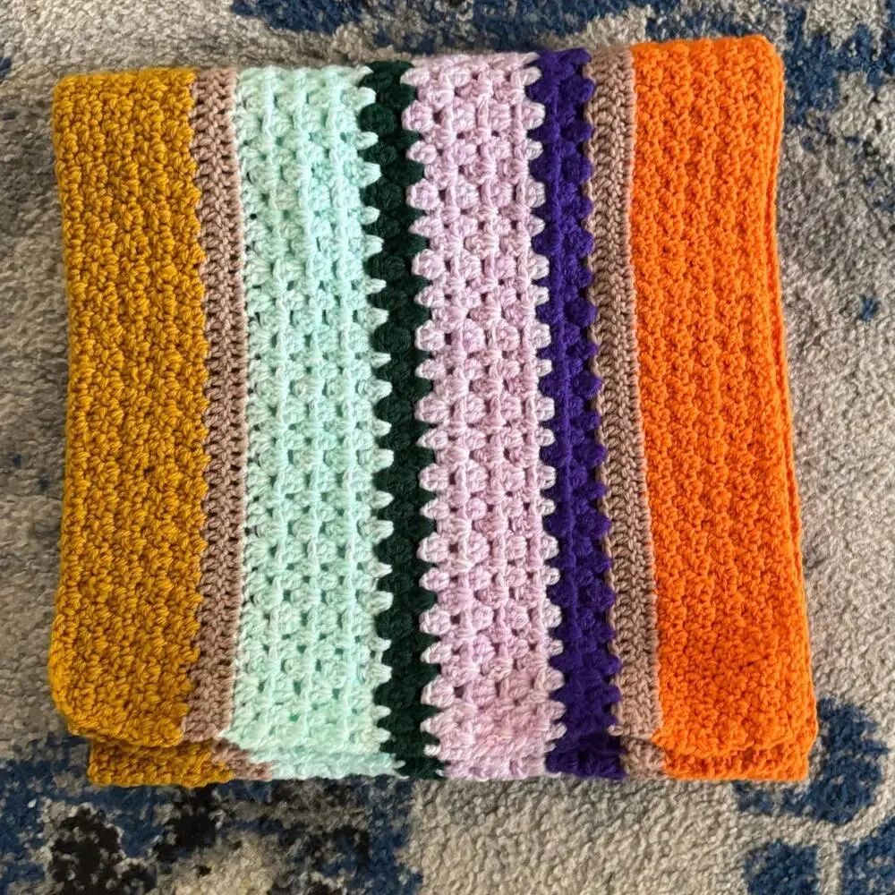 Handmade vintage striped