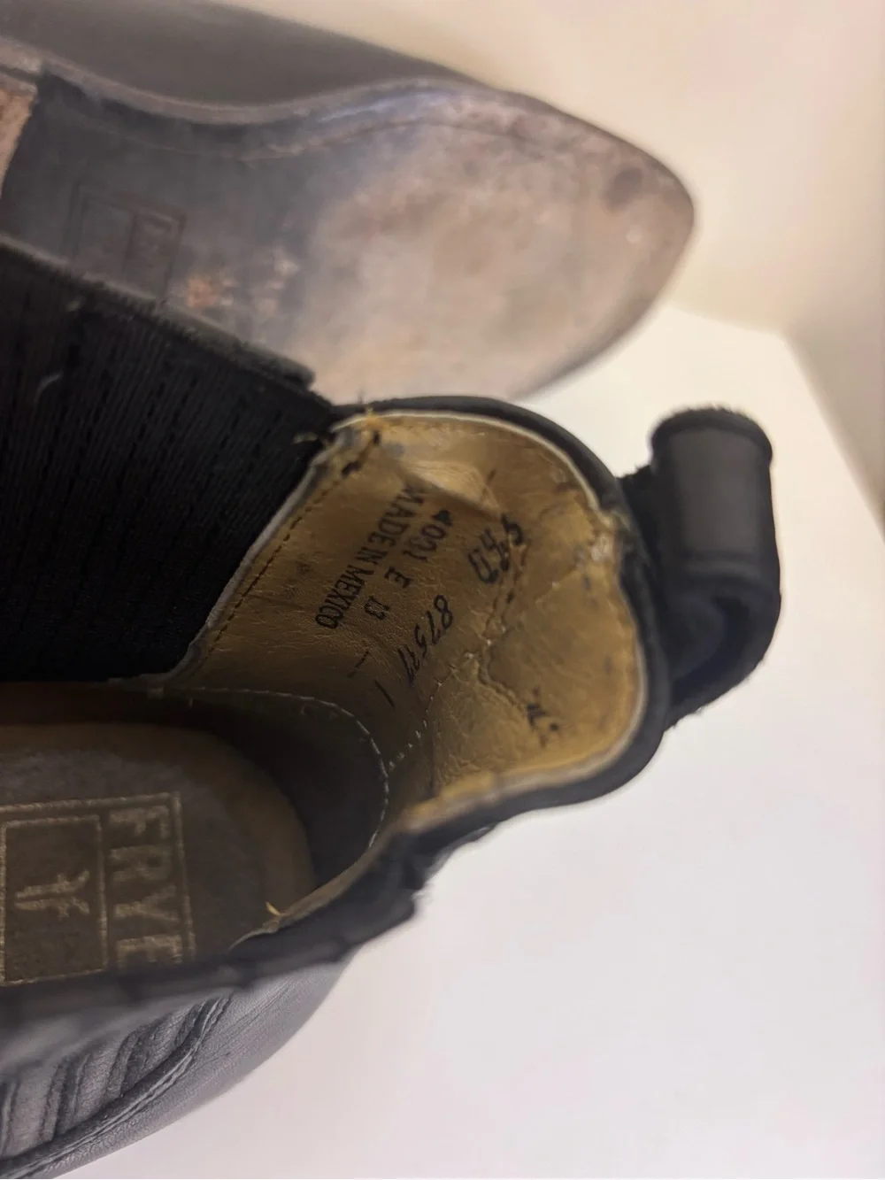 Frye sleek black