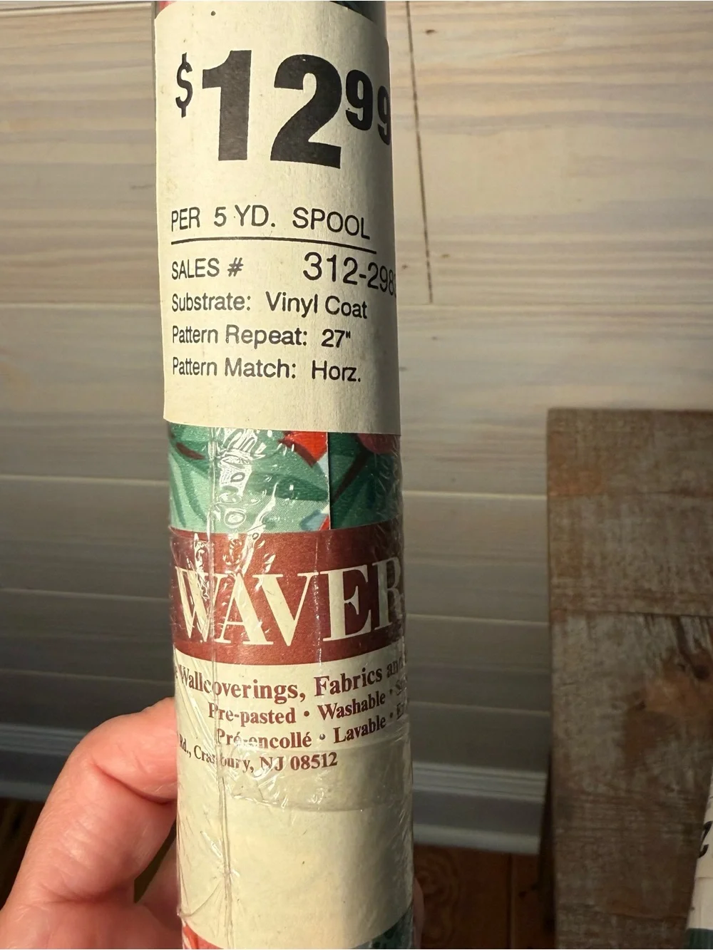 Vintage Waverly Wallpaper Border Lot of  6 Rolls Spools Floral Cottagecore