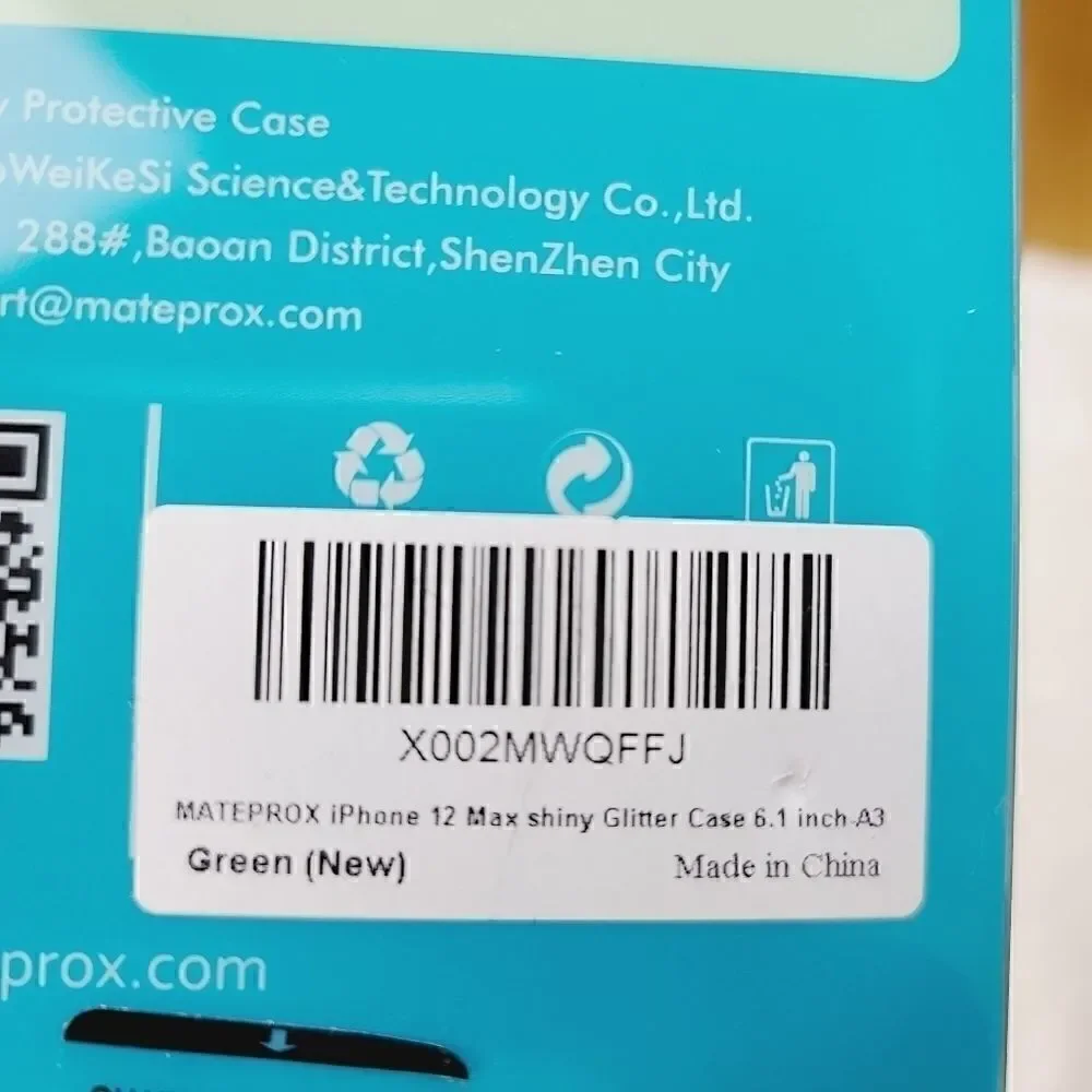 Mateprox glittery green