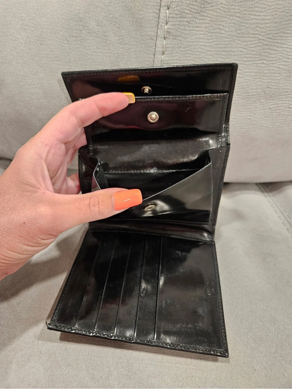 Prada leather foldover