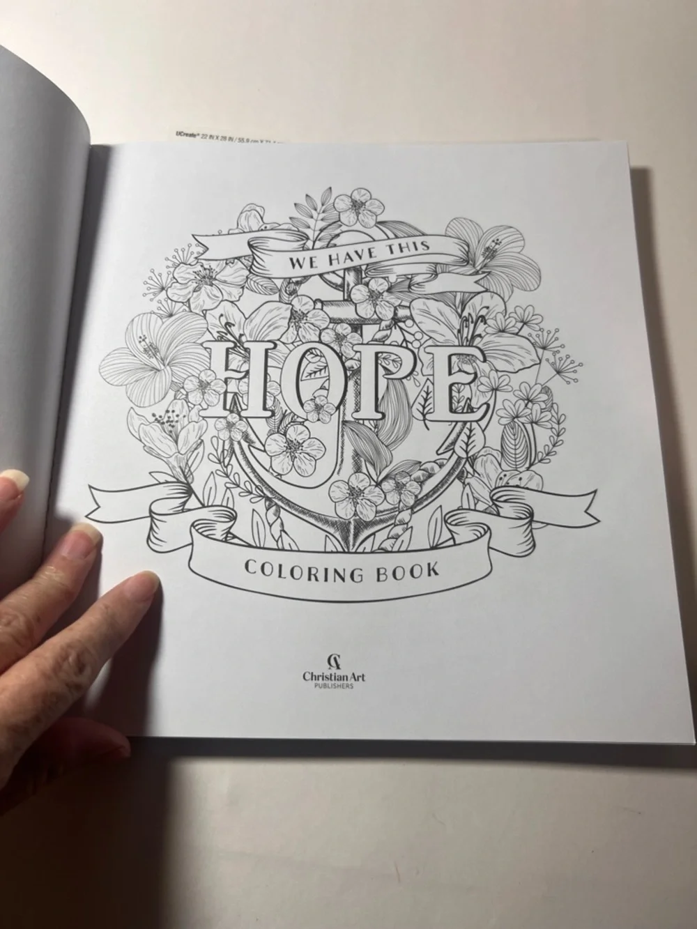 Coloring Book Wall Art Print for all ages christian