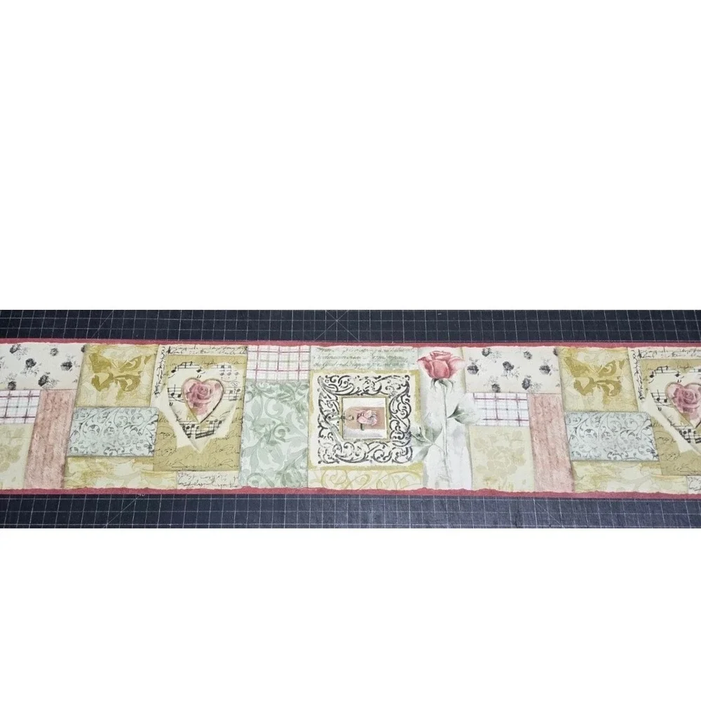 Village prepasted wallpaper