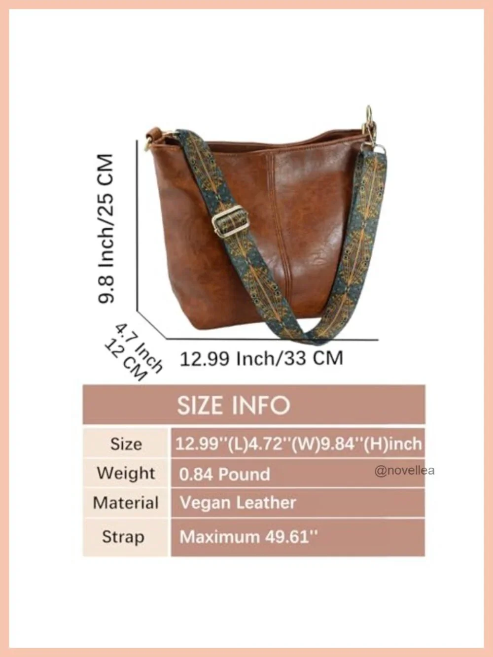 N/A occasions crossbody magazine