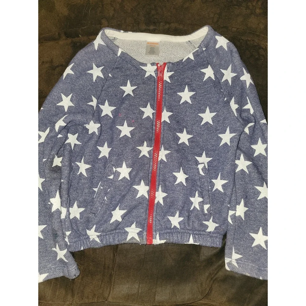 Gymboree outlet 4th of july star sweatshirt size small‎ 5 6