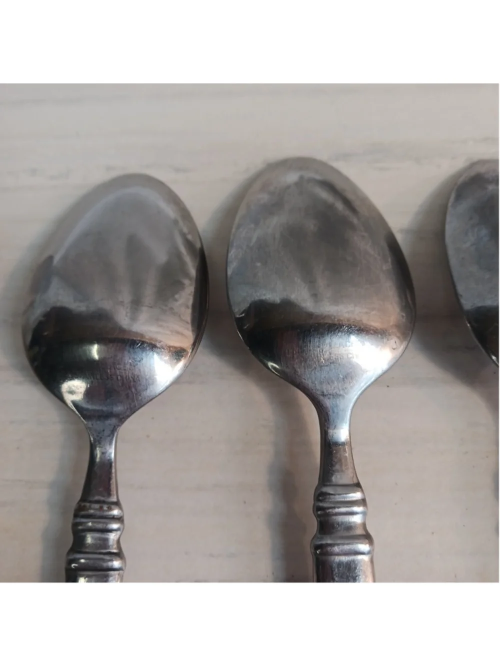 Set Of 5 Wallace Silver La Rochelle WAS205 Stainless Steel TABLESPOONS 7.25