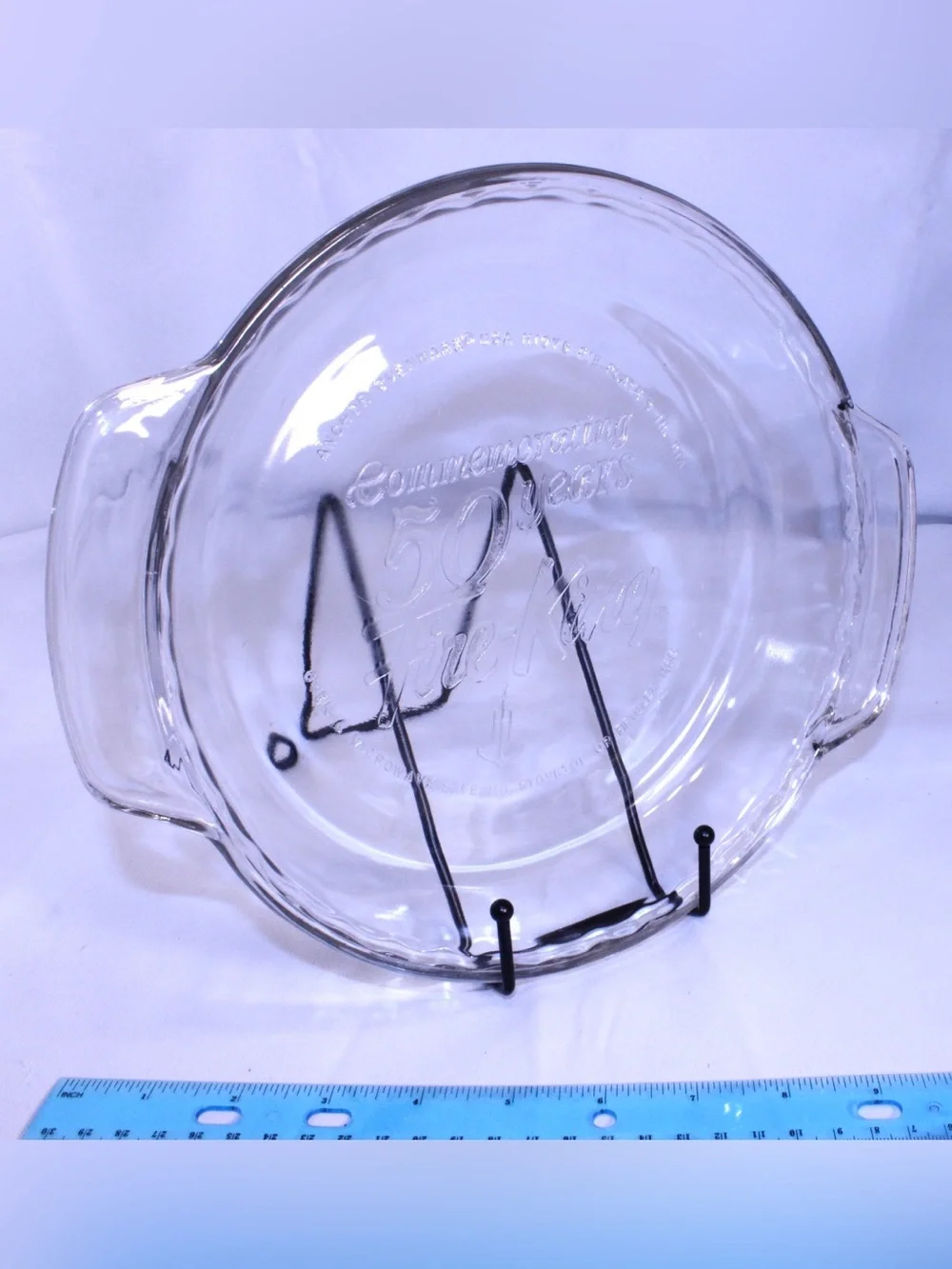 Fire King clear glass