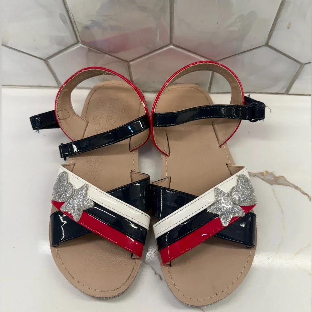 Gymboree‎ Red, White, and Black Kids Sandals