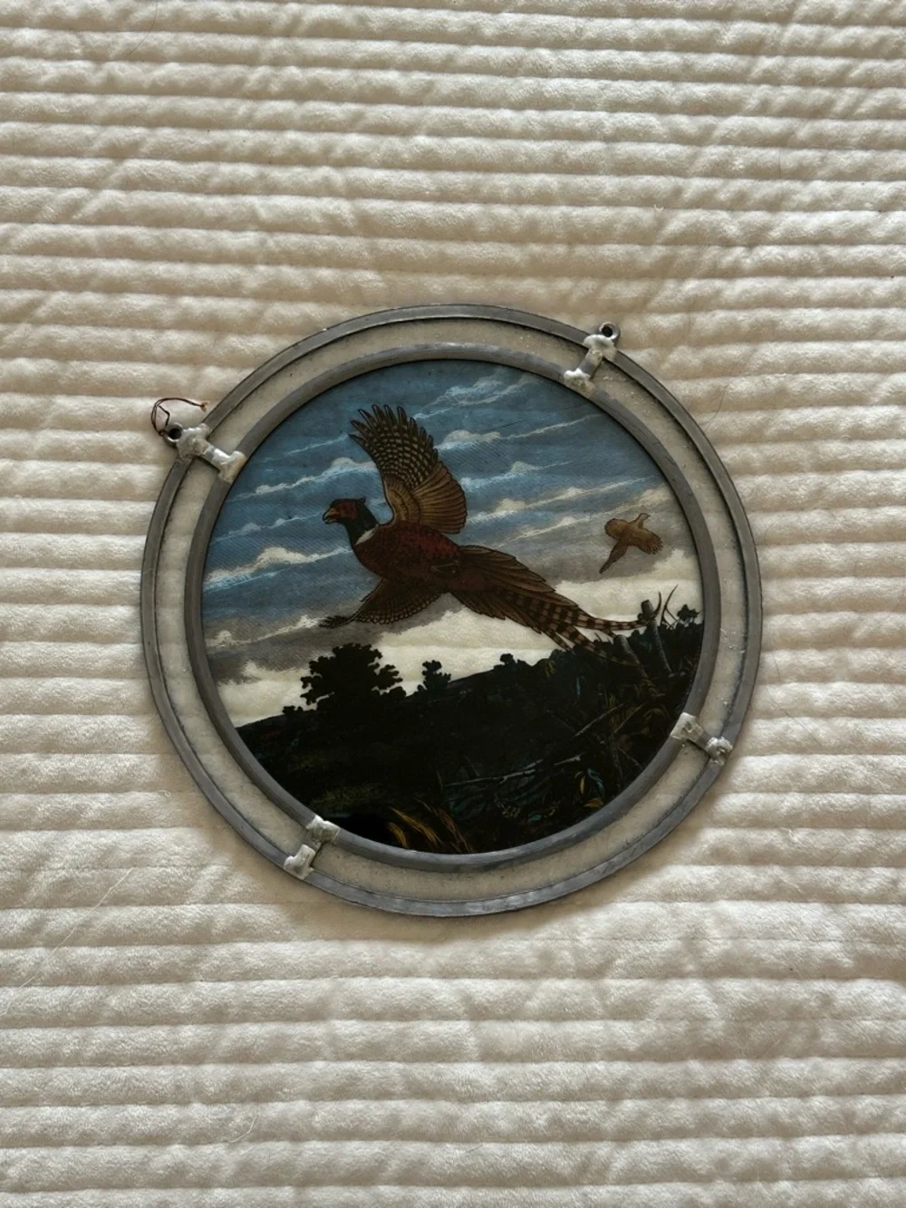 Vintage Sun Catcher Pheasant Bird