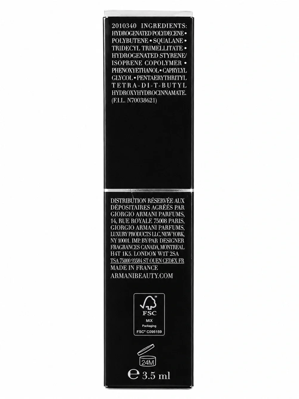 Giorgio Armani sheer high