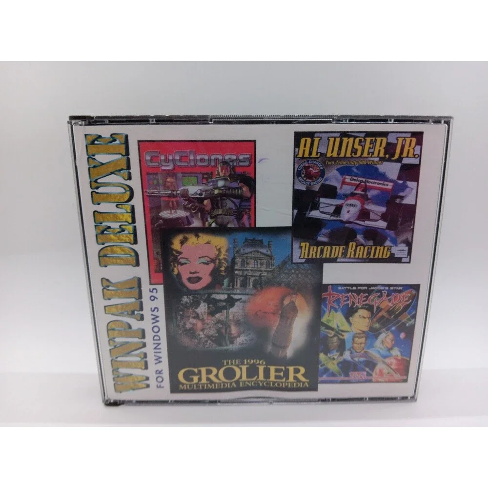 Winpak Deluxe for Windows 95  (CyClones, Renegades, Al Unser Racing) Incomplete