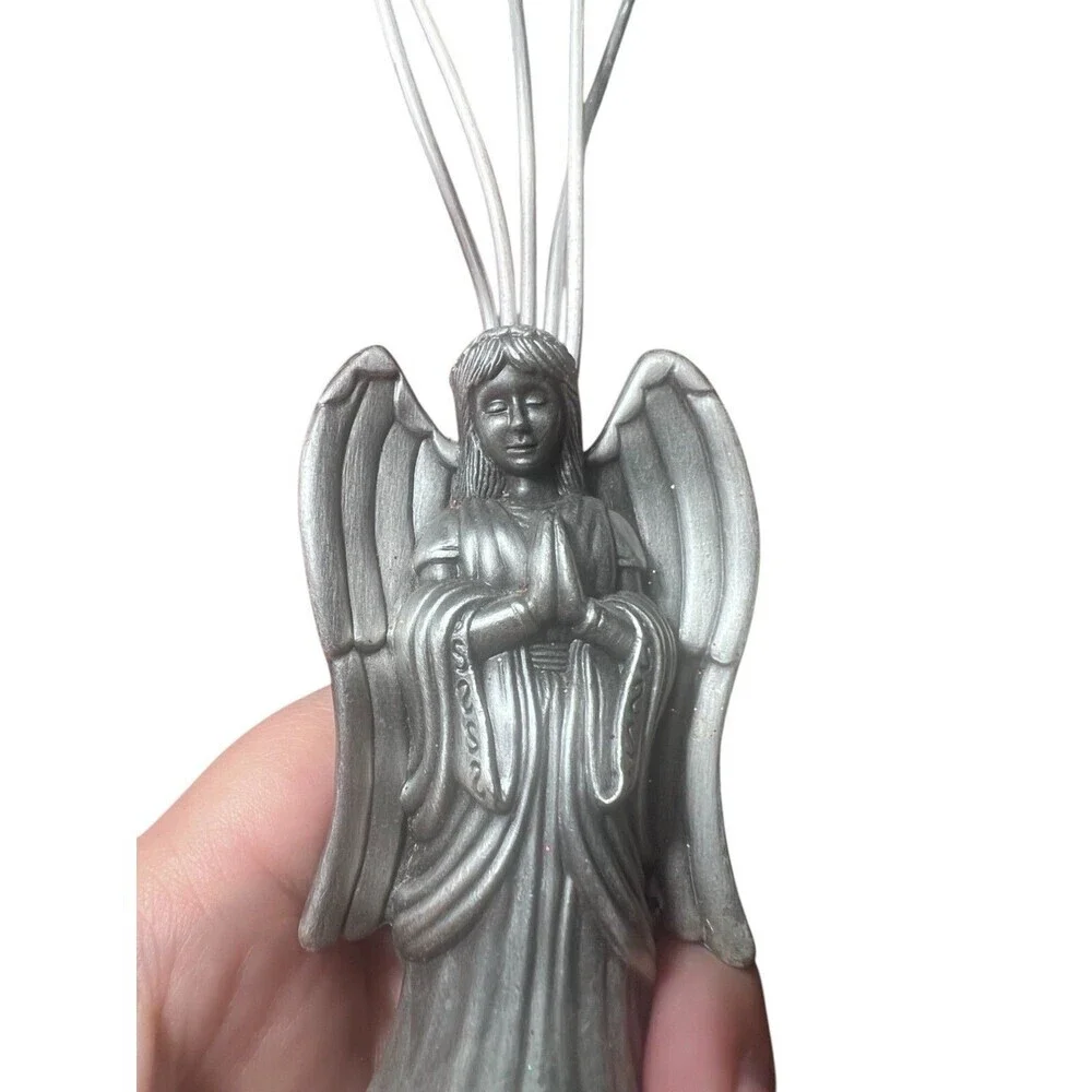 Vintage Pewter Angel Photo Holder – 10.5