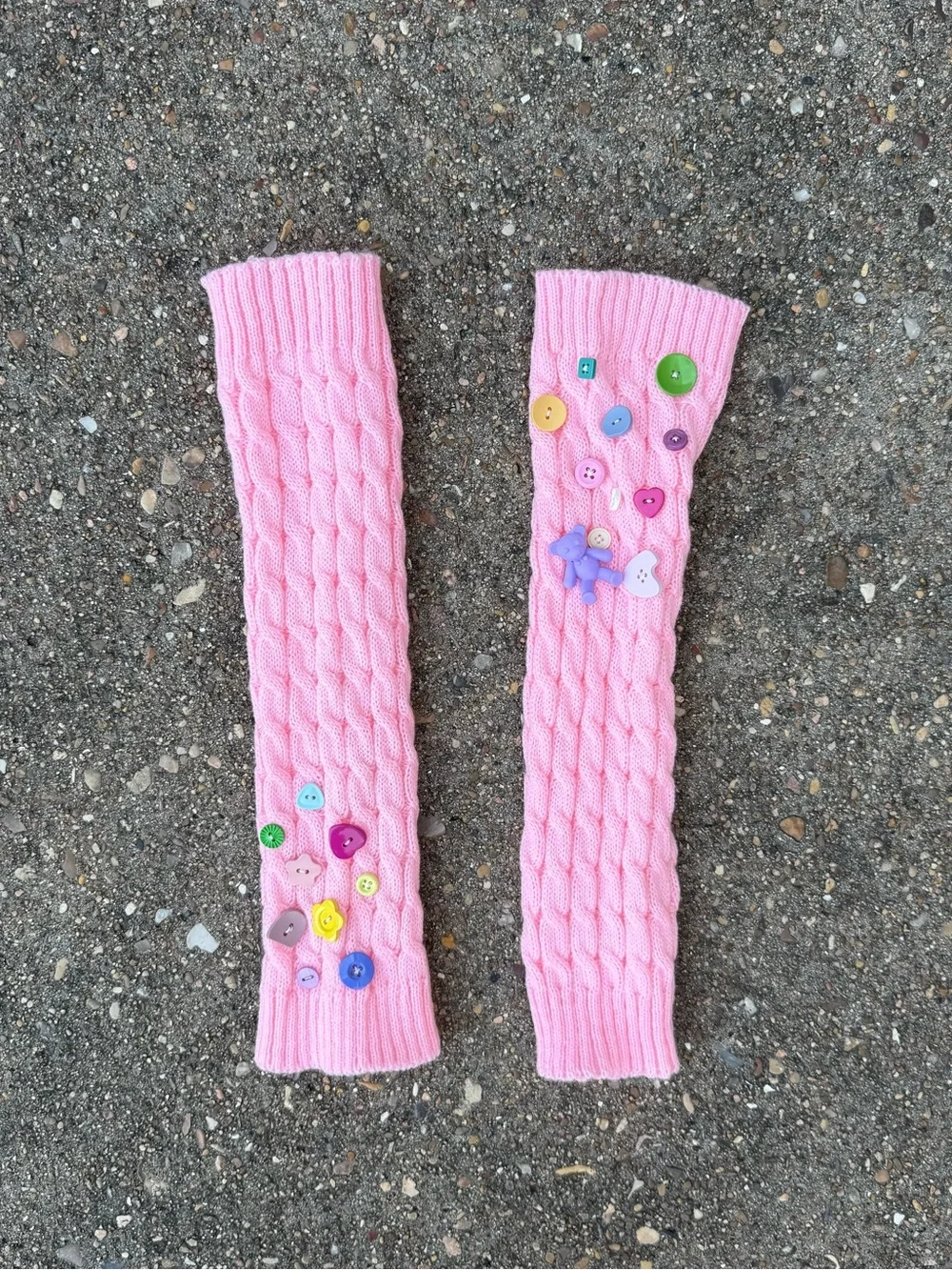 Pink Harajuku Leg Warmers