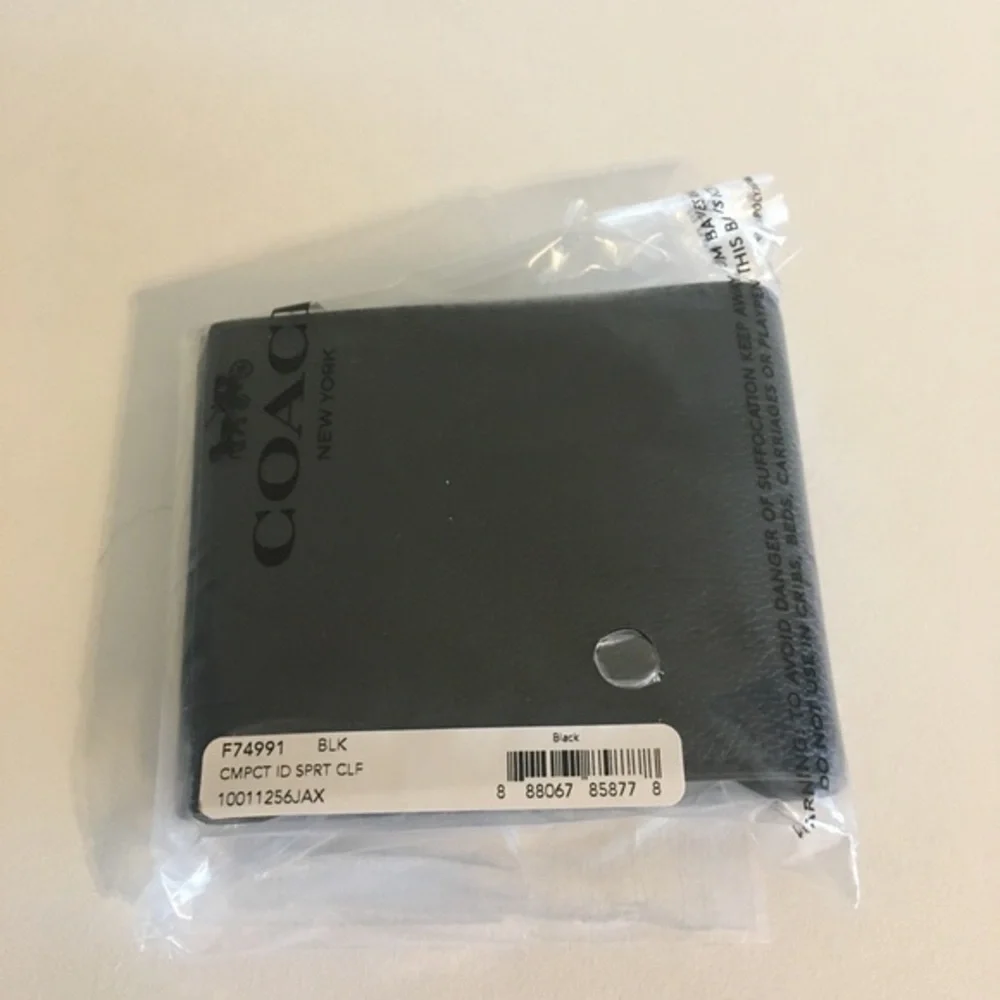 Coach men’s black