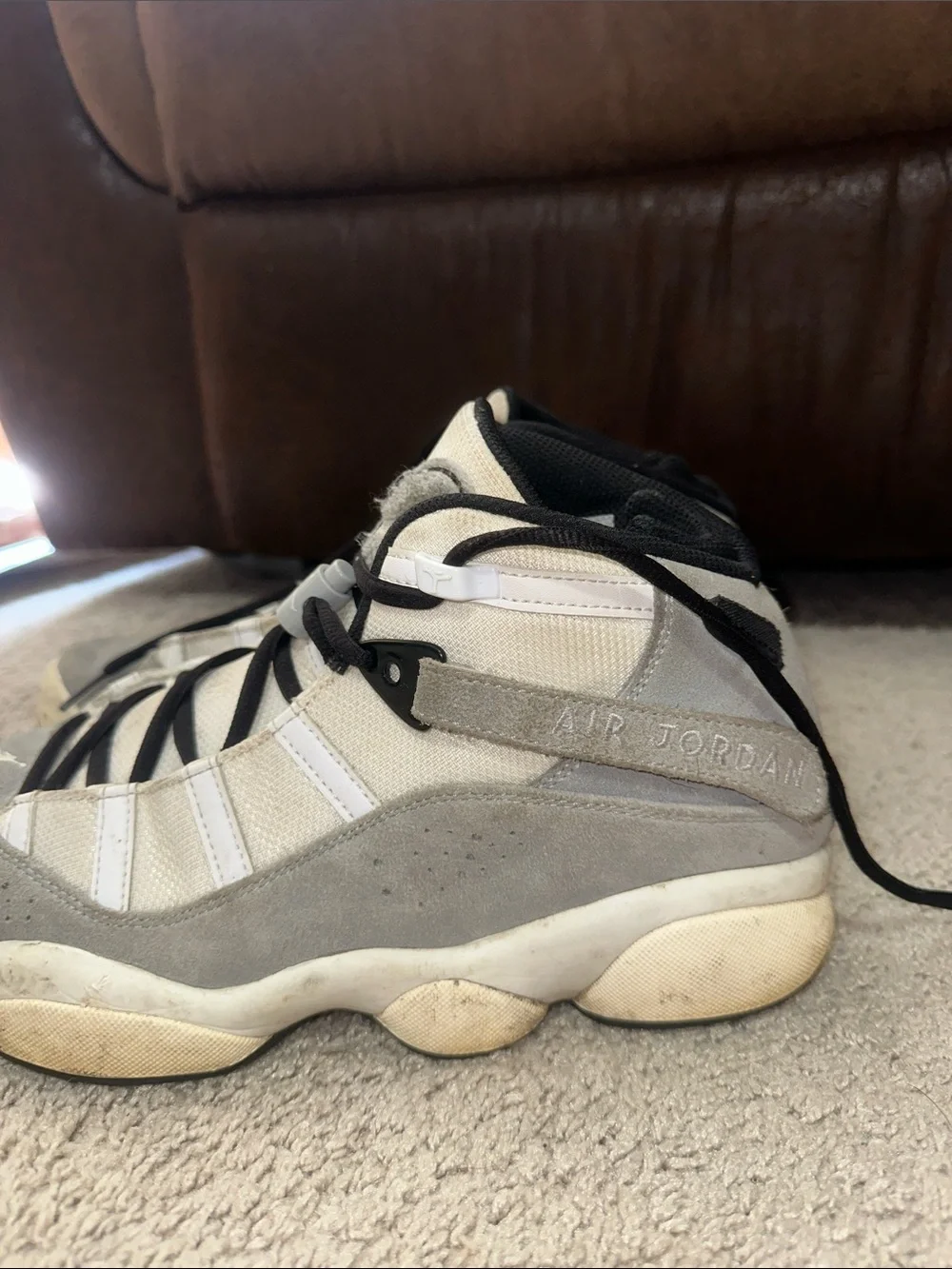 Jordan worn but