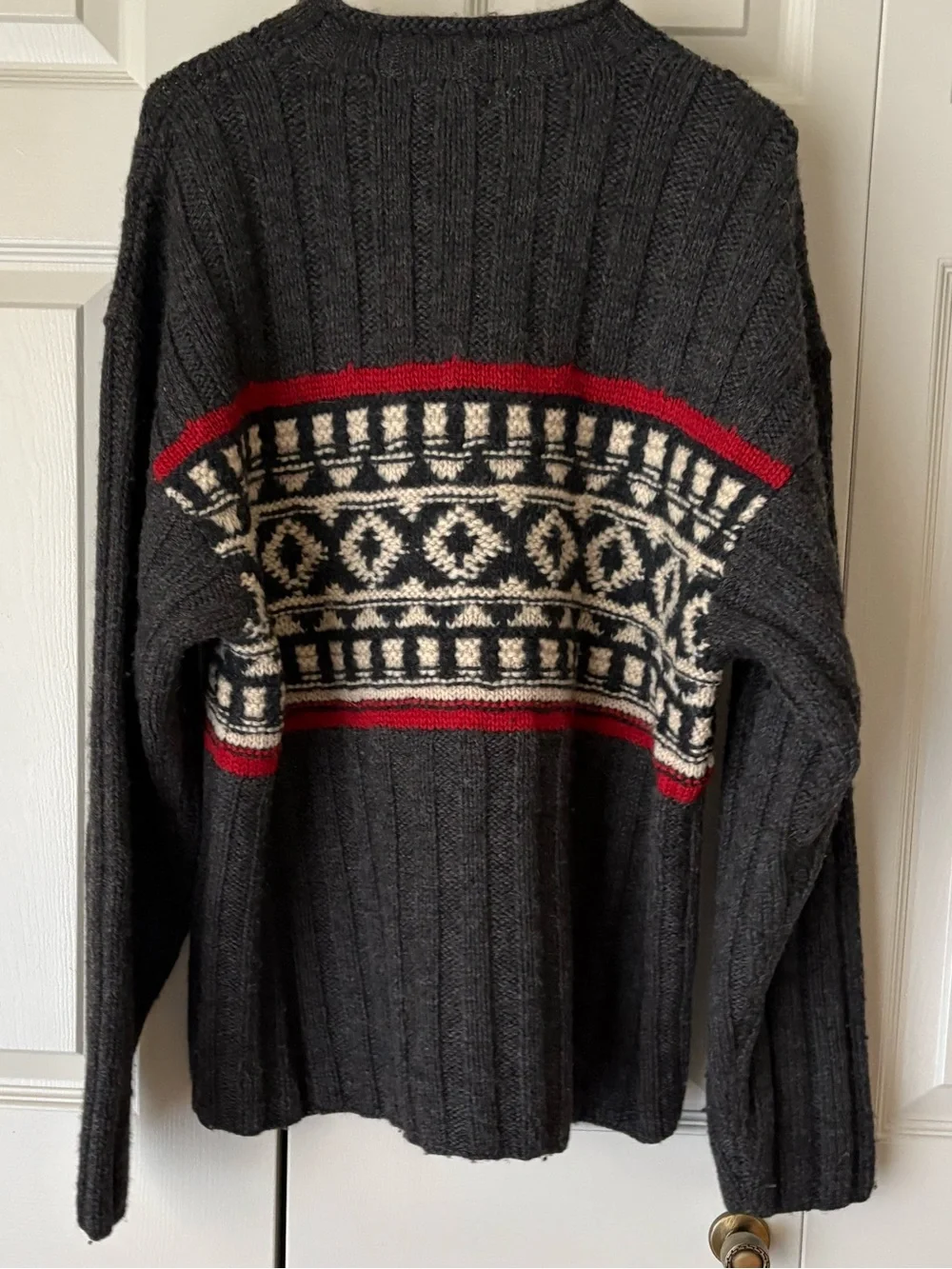 J Crew | Vintage Oarsman roll-neck Norwegian wool knit sweater. Medium
