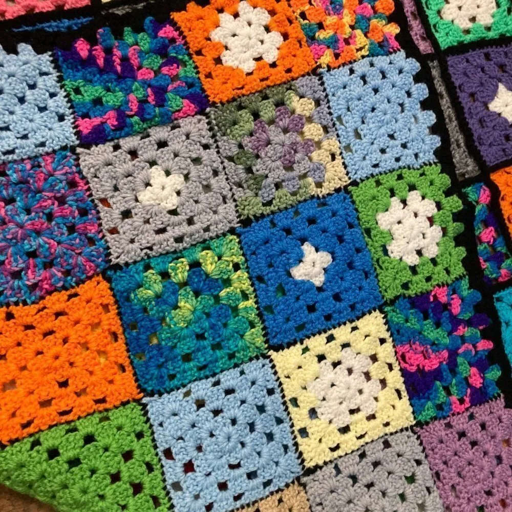 Handmade granny square