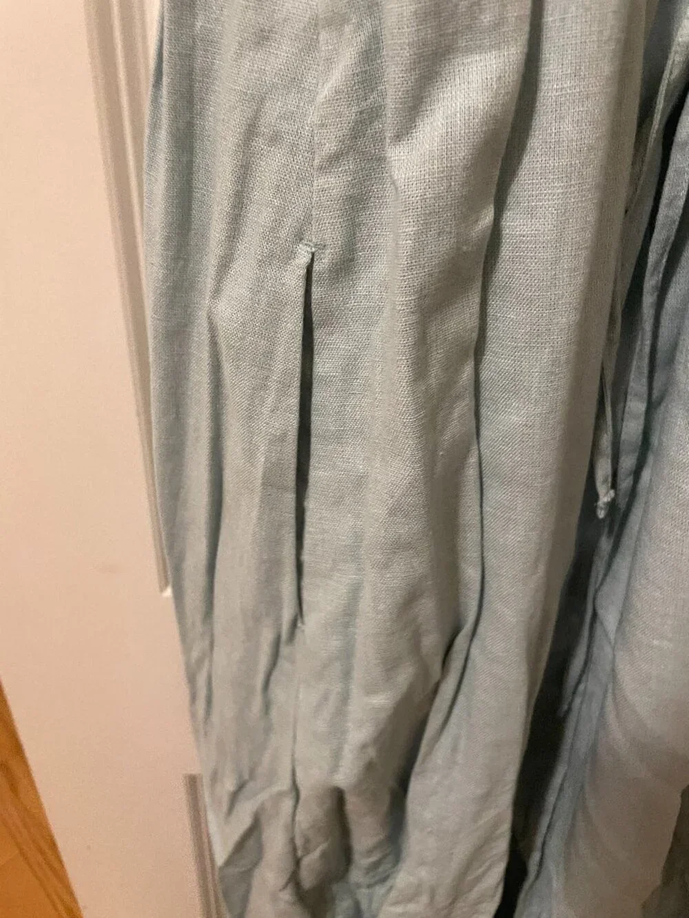 Abercrombie & Fitch Women's Tie-Back Babydoll Maxi Dress