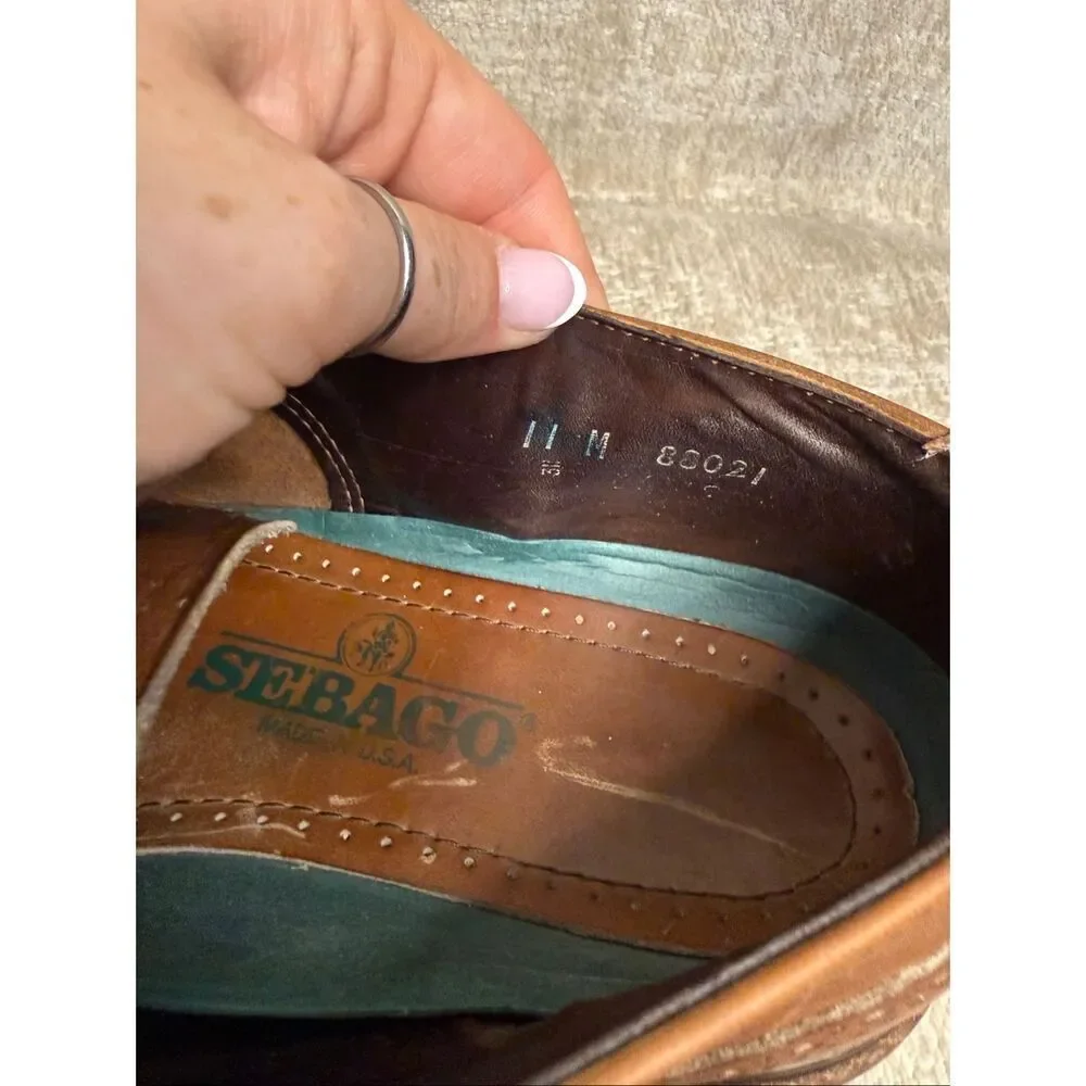 Sebago men leather