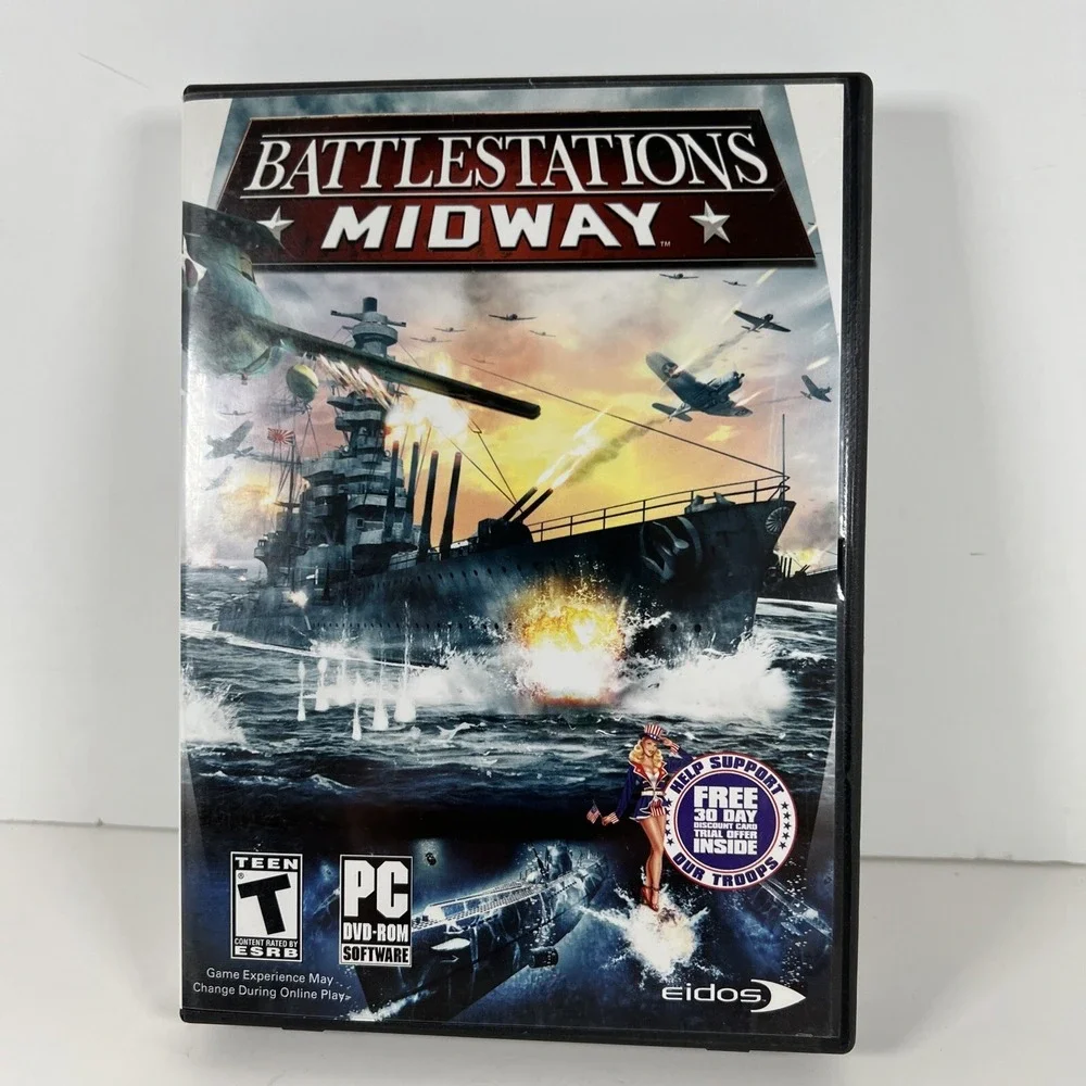Battlestations:‎ Midway (PC Game DVD-ROM, 2006) With Manual PreOwned