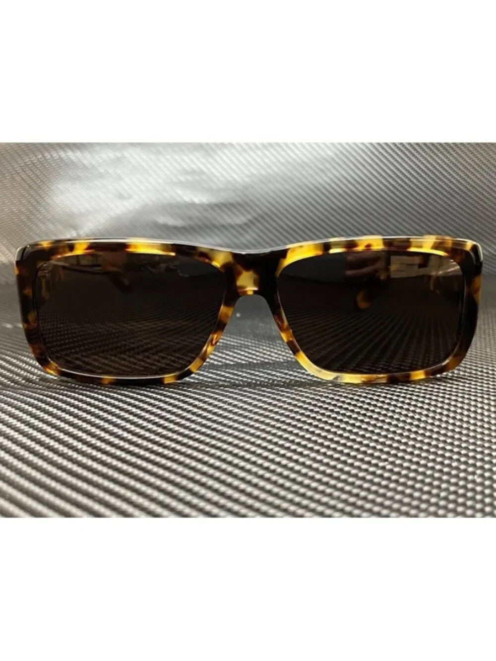 New Yves Saint Laurent Men  Havana Sunglasses  60- 15-