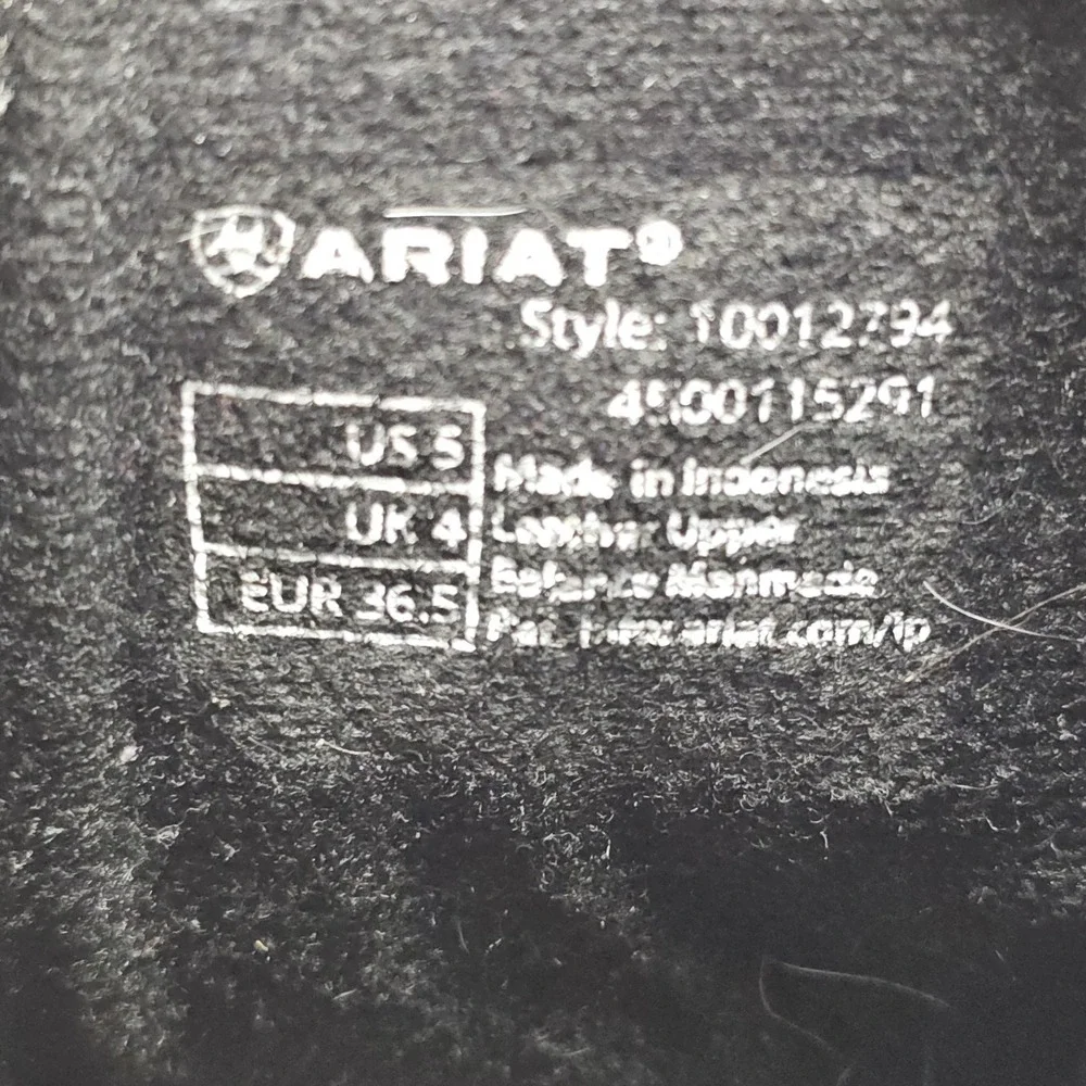 Ariat very good
