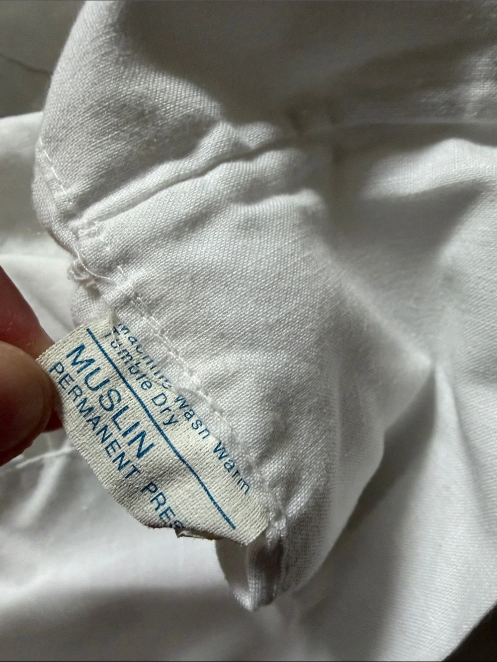 Vintage pillowcase featuring