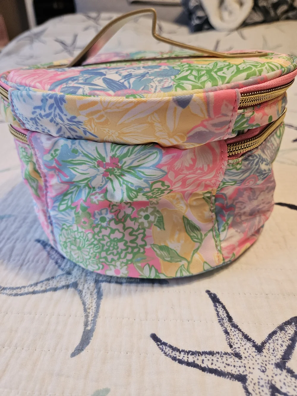 Lilly Pulitzer structured cosmetic