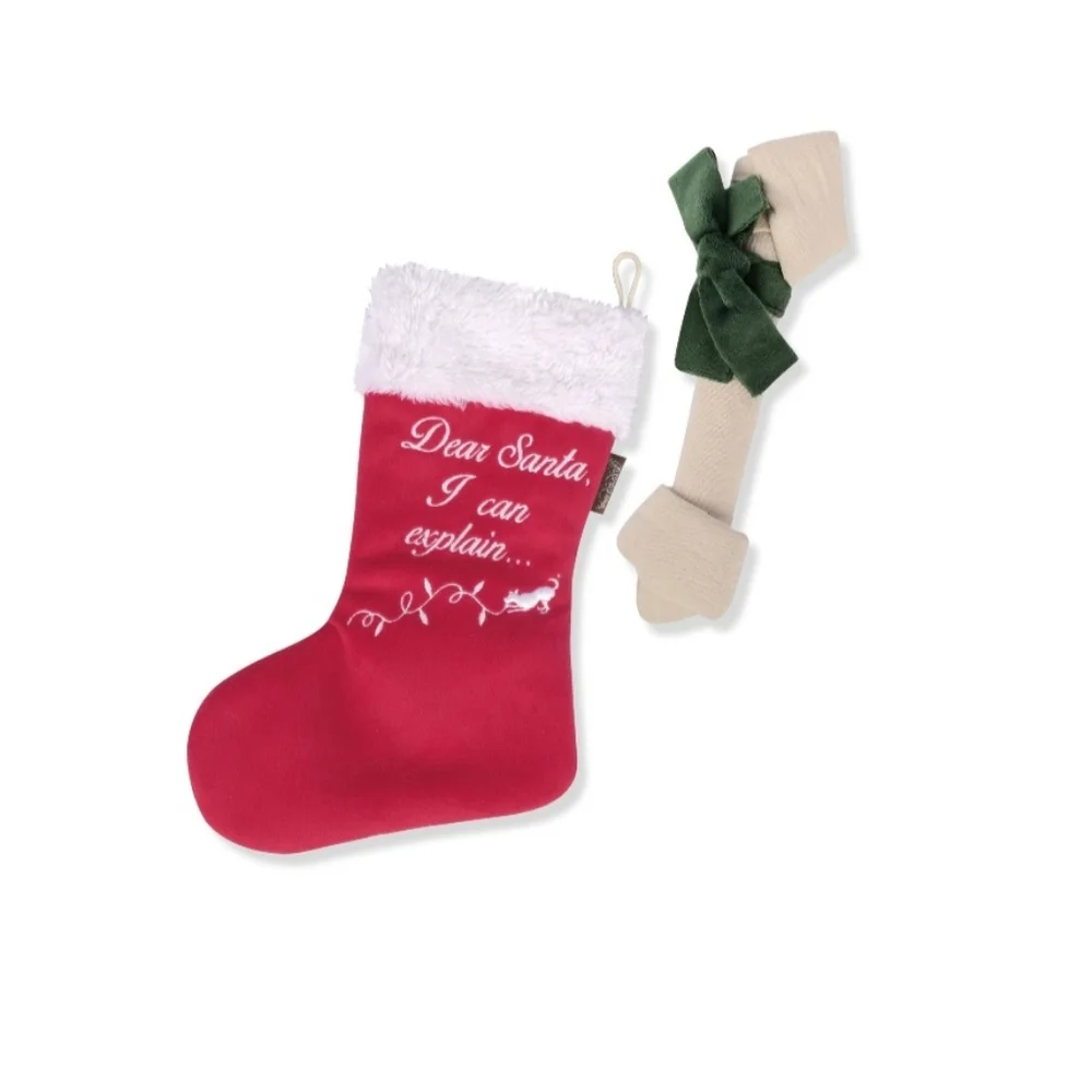 Merry Woofmas Good Dog Christmas Stocking by PLAY BNWT RETIRED 2024