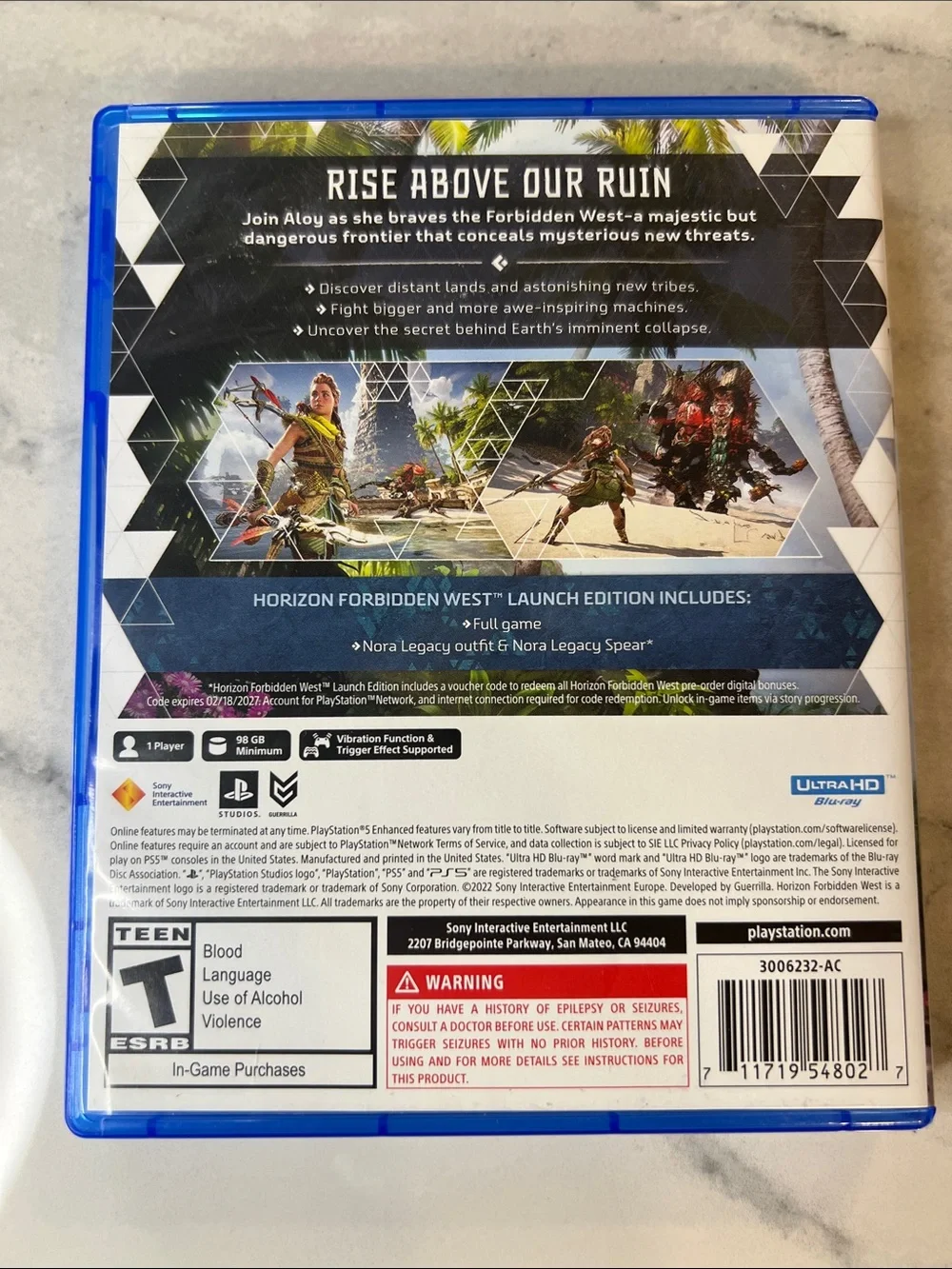 Sony ps5 horizon