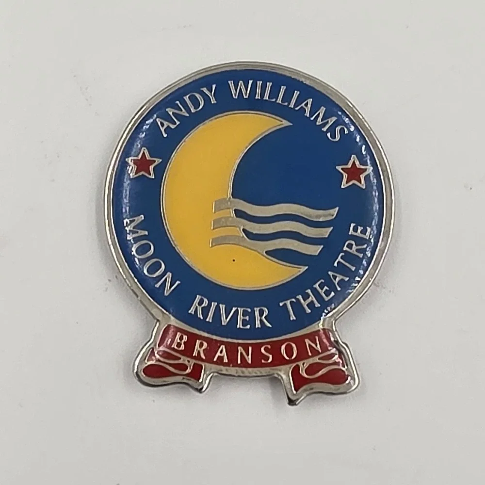 Vintage Andy Williams Moon River Theatre Branson Refrigerator Magnet Collectible