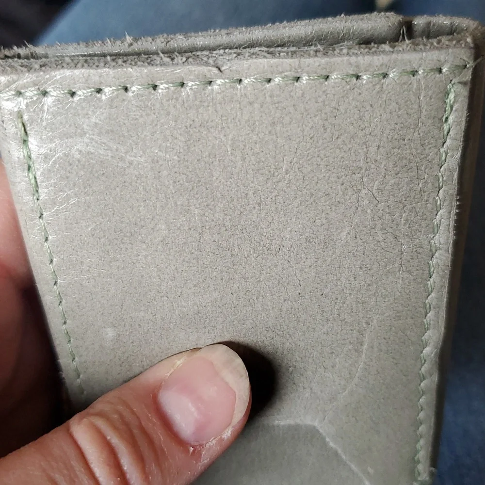 R. Riveter gray wallet