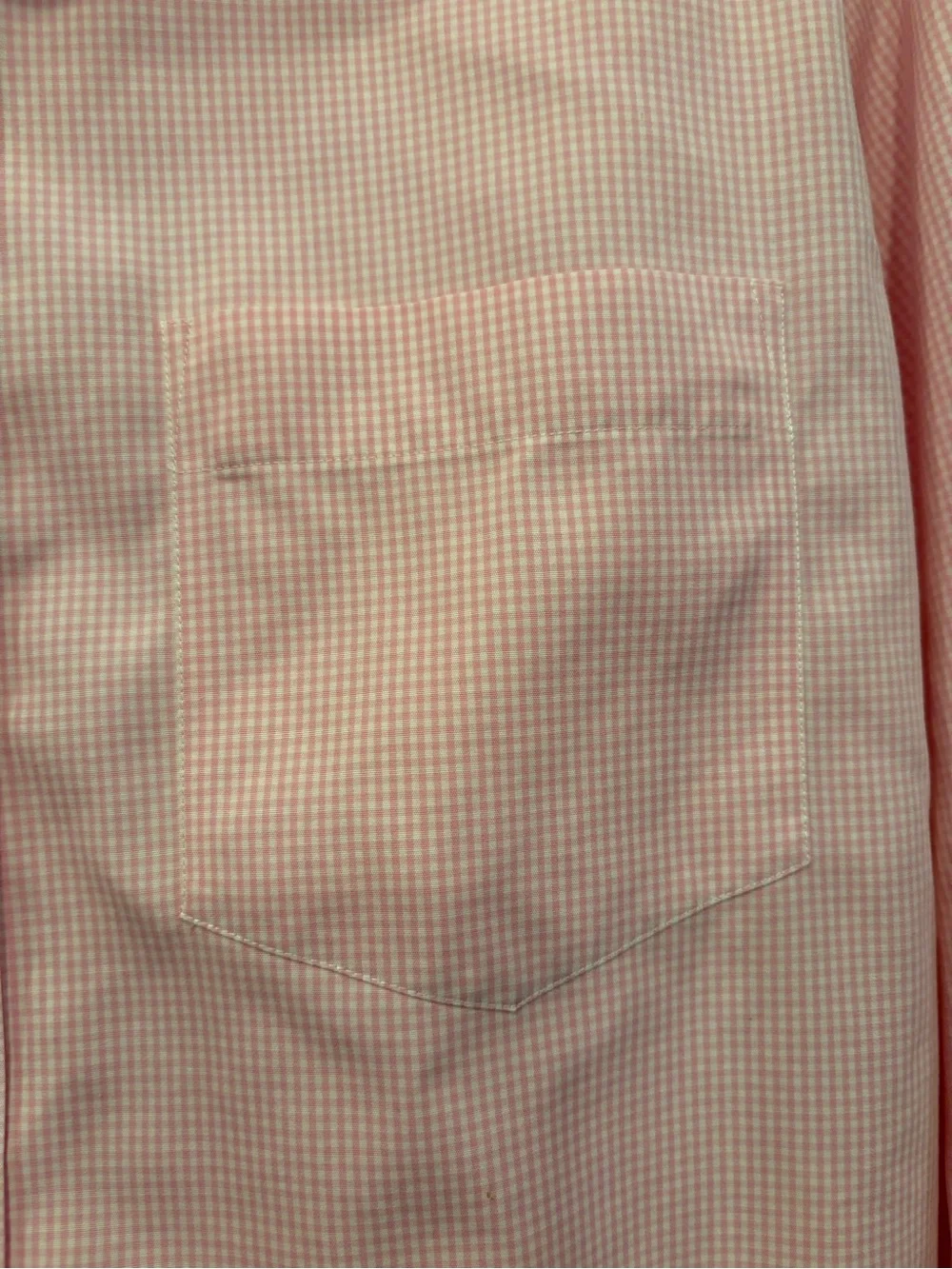 J. Crew Pink Micro-Check Long Sleeve Dress Shirt 80’s2ply