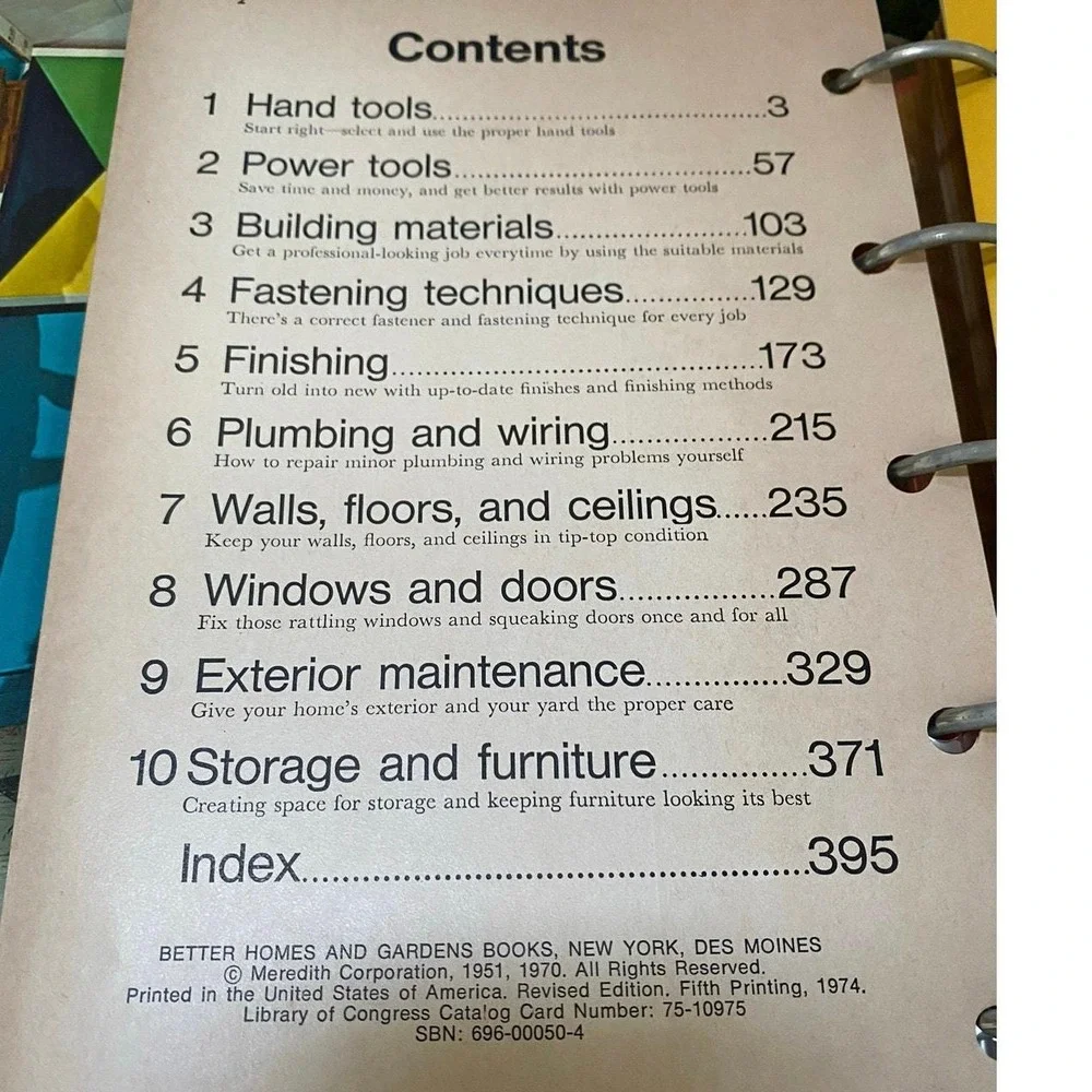 N/A handyman book