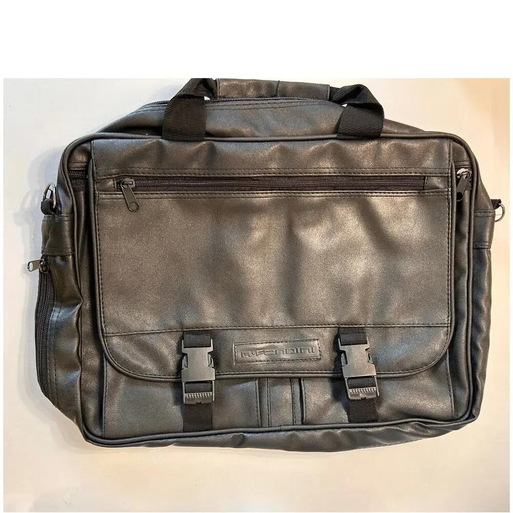 Vintage‎ A Fondini Double Buckle Briefcase Unused Tag On