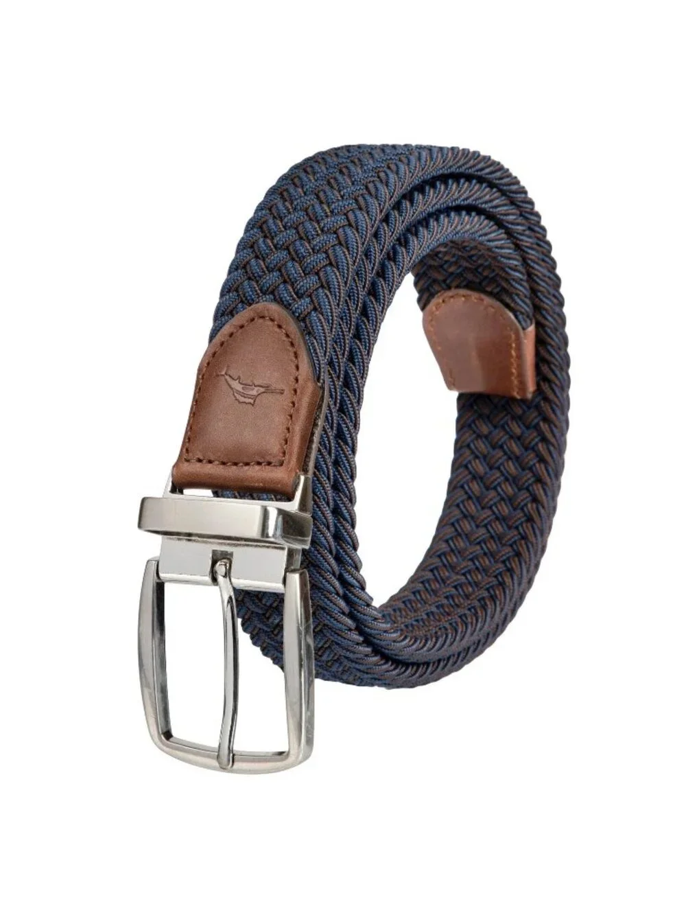 NWT Tommy Bahama Men's L/XL 40-44 Stretch Reversible Belt Brown & Navy