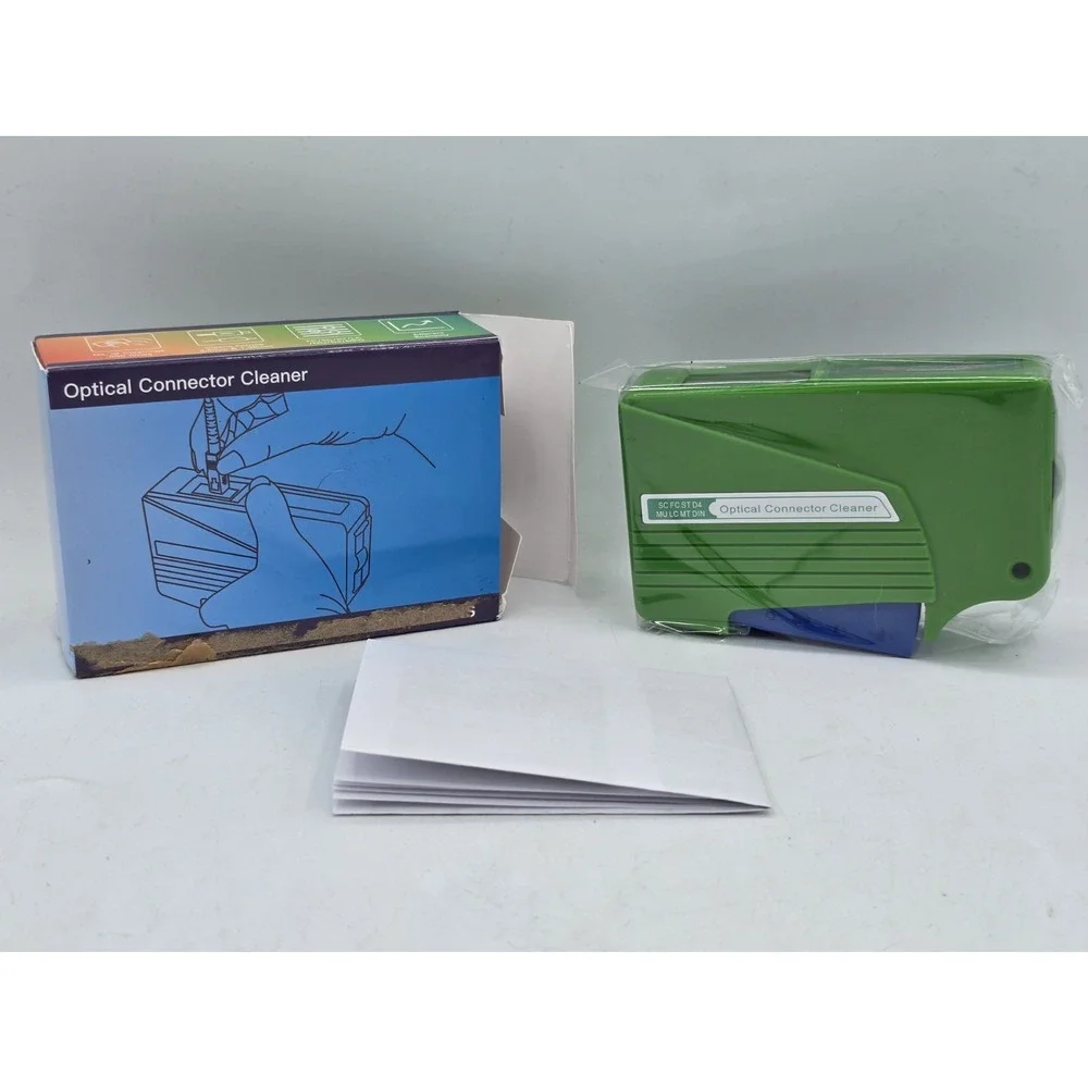 Optical Fiber Connector Cleaner KCC-550 Fiber Cleaning‎ Box Cassette 500 times