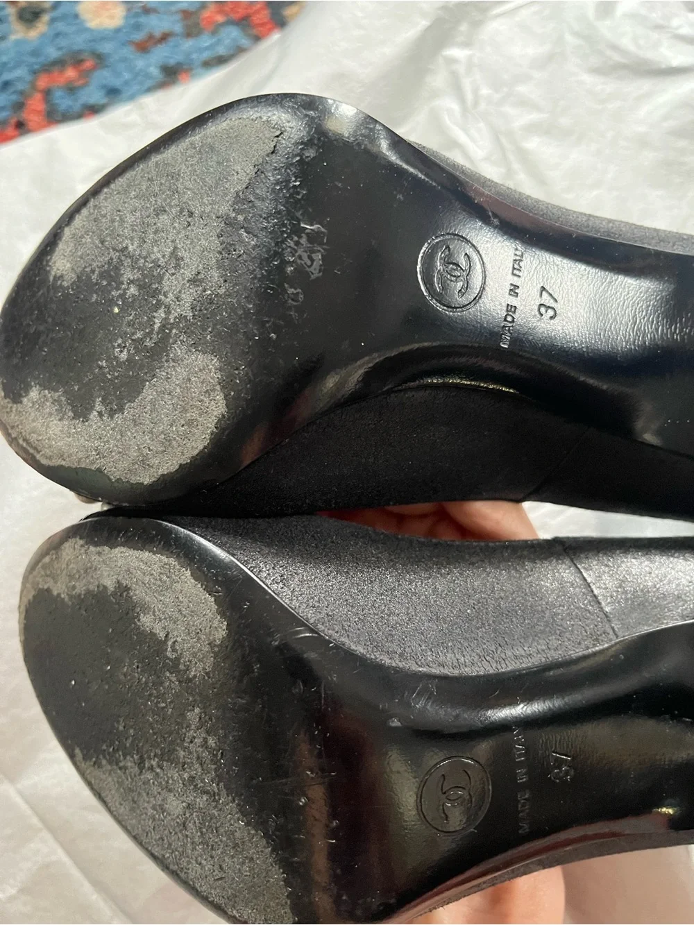 Chanel Pearl High Heel Pumps