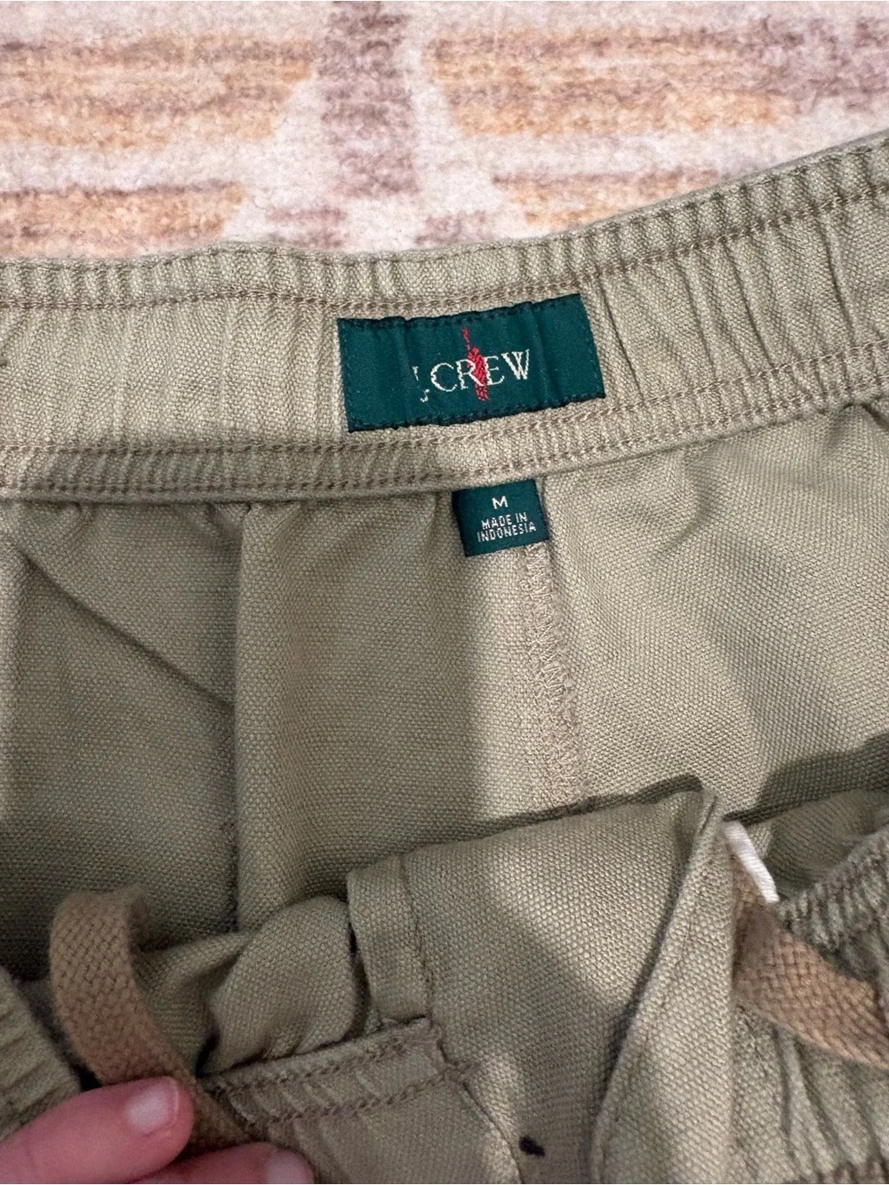 J. Crew linen crew waistband
