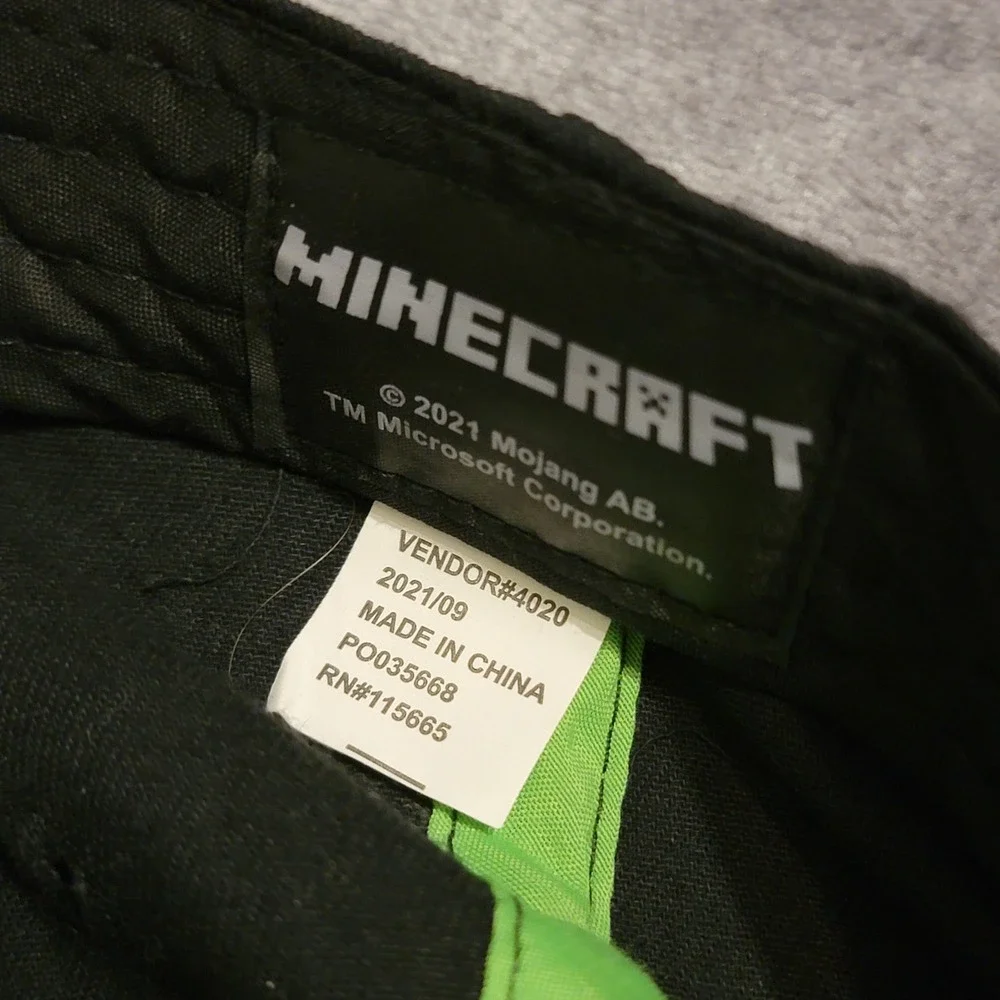 Minecraft snapback hat