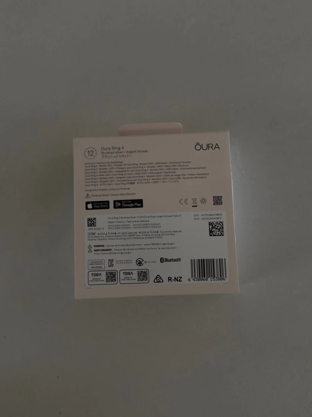 Oura brand new