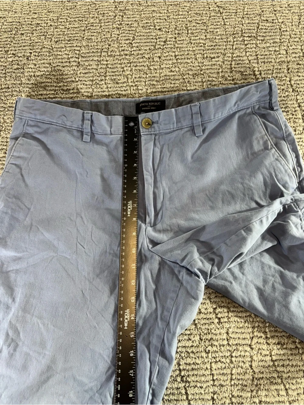 Banana Republic Men’s Size 38 Blue-Gray Emerson Chino‎ Shorts